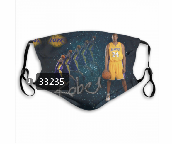 2021 NBA Los Angeles Lakers #24 kobe bryant 33235 Dust mask with filter